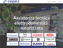 Tablet Screenshot of cepezsrl.com